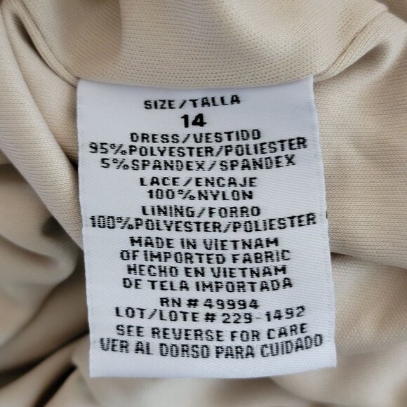 New With Tags Joaquina Cream Knit Midi Dress – Short Sleeve Ribbed Texture – Siz - Picture 4 of 5